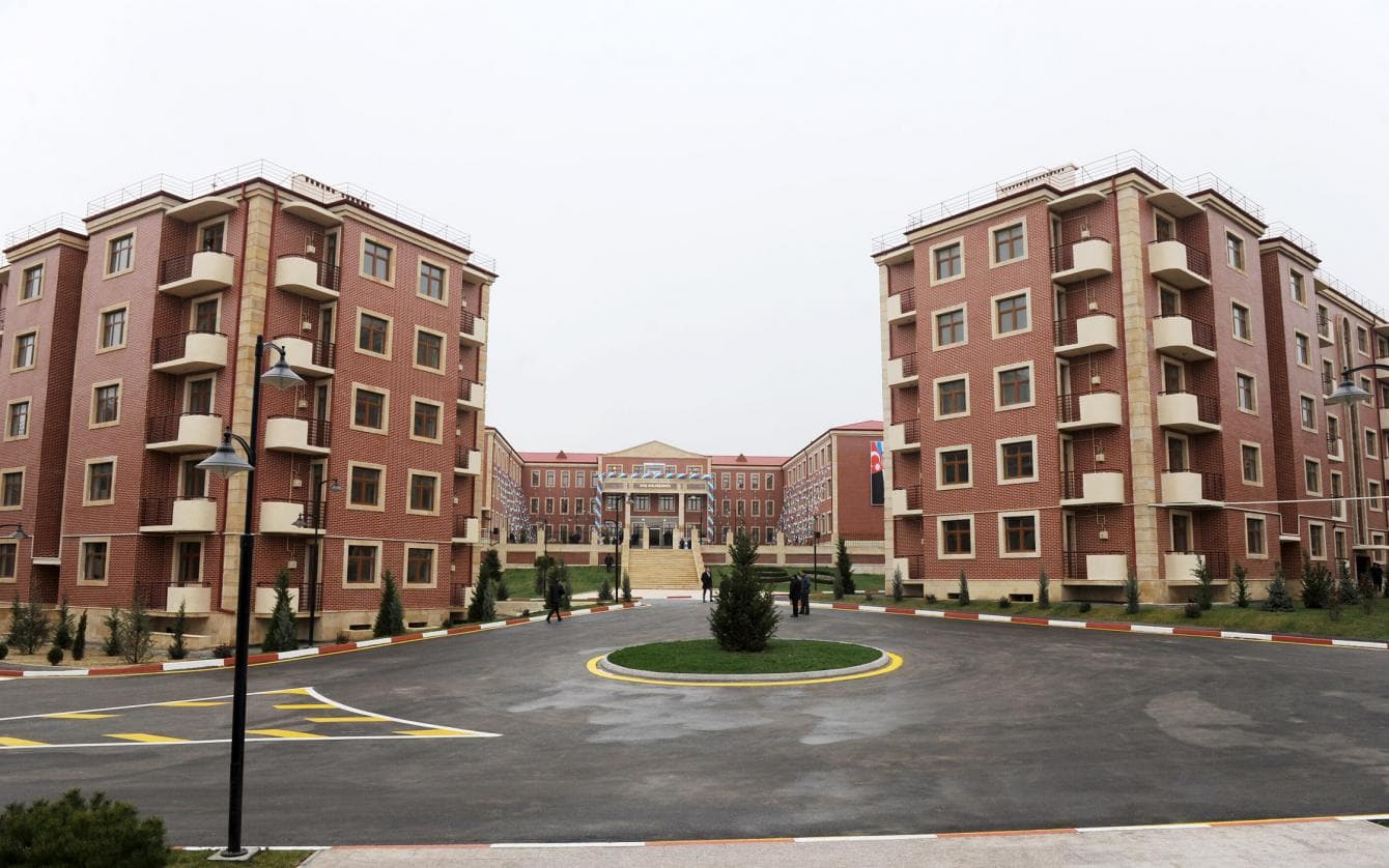 Abşeron rayonunun Masazır qəsəbəsində salınmış məhəllə